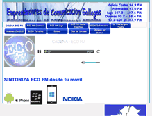 Tablet Screenshot of ecofm.es